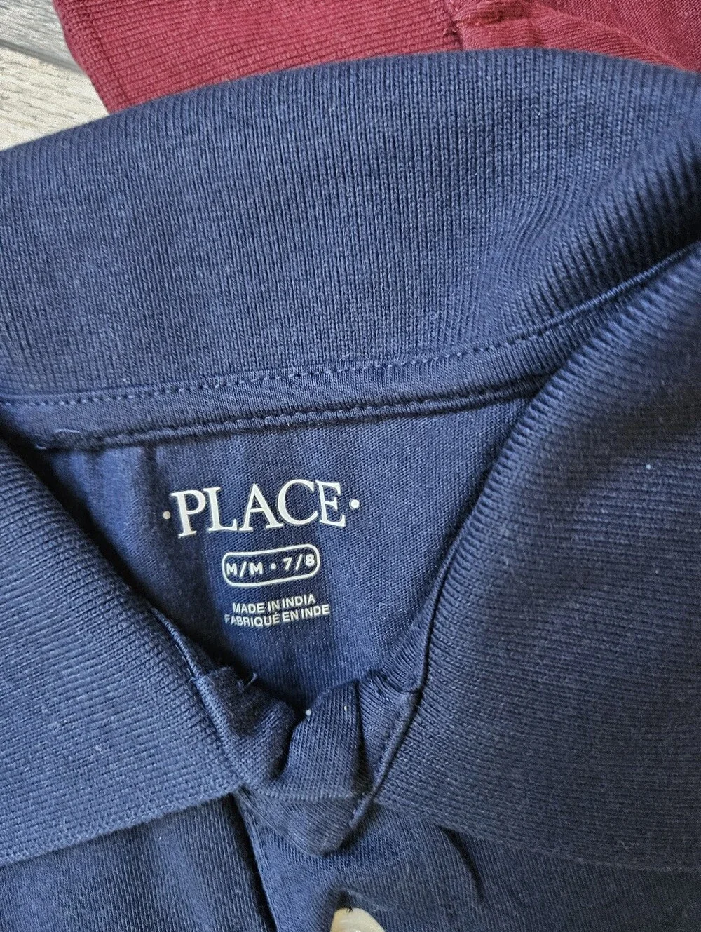The Children's Place Polo Lot - Burgundy, Navy, Light Blue, Forest Green 5